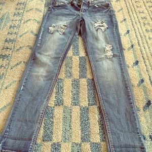 Indigo Rein | Destroyed Skinny Jeans